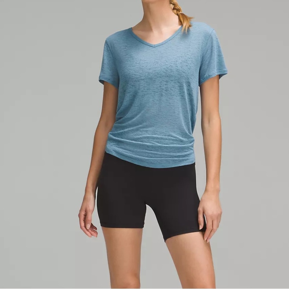 Lululemon Tie-Back Lightweight Yoga Short-Sleeve Tee